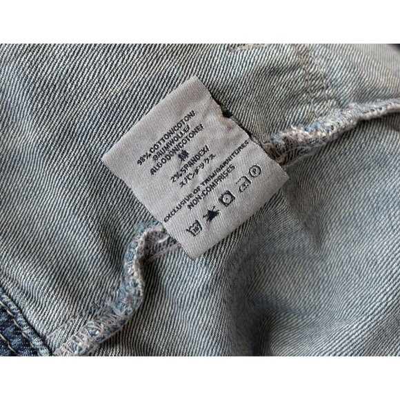 Silver Jeans RIANNA Indigo Blue Denim Jean Jacket Plus Size 3X - Picture 6 of 6